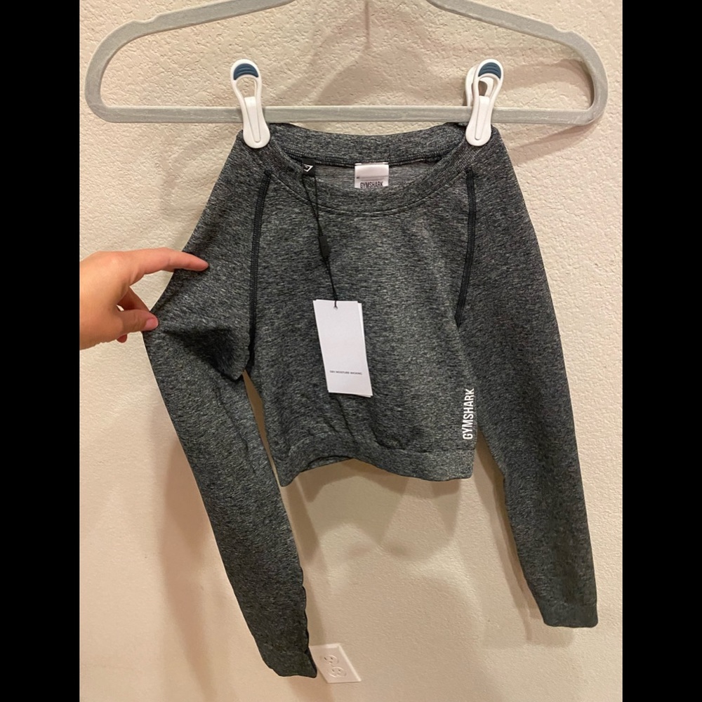 Gymshark Long Sleeve Crop- Size SMALL